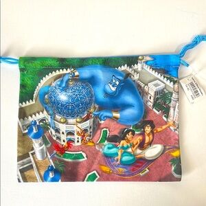NWT Tokyo Disney Sea  Aladdin Drawstring Pouch